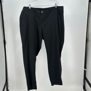 Lane Bryant‎ Size 22 Black Cotton Dress Pants Office